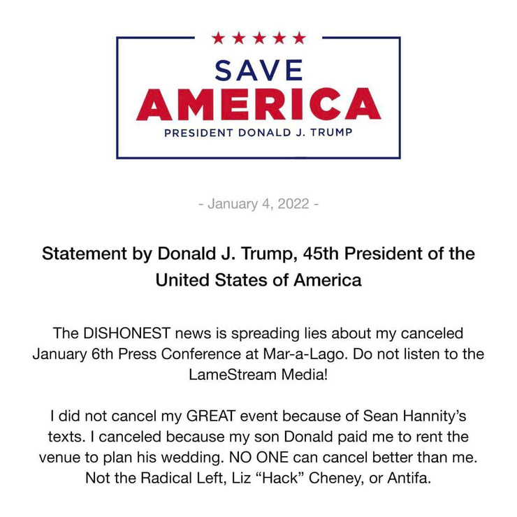 Trump Canceled Jan. 6 Event - No TV Coverage. 58234_o3o51k8j49miaqf_full